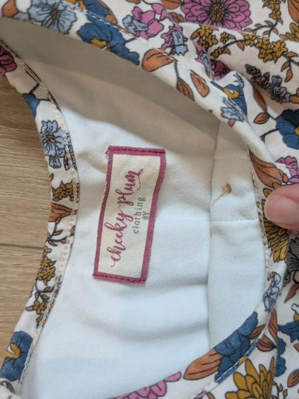 Cheeky Plum Tunic and Leggings - Floral & Dot